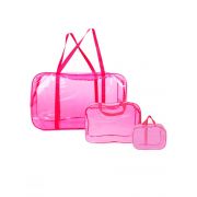 Набор сумок в роддом 3 шт.розовый