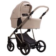 Коляска PELPASSO PRO 2в1 (Bebetto) (Pro 02 Kaszmir (св.бежевая кожа))