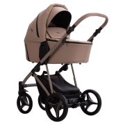 Коляска PELPASSO PRO 2в1 (Bebetto) (Pro 01 Kaszmir (бежевая кожа))