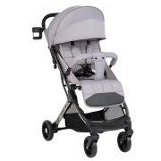 Kоляска детская прогулочная Farfello Comfy Go Comfort Chrome 2024 (Grey Black Chrome/Серый на черном хроме CG-305)