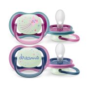 AVENT Пустышка Uitra Air night 6-18 мес 2 шт scf 376/14