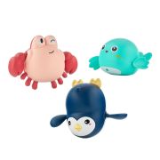 RWIN-003 Игрушки для ванной заводные 3 шт (птичка, краб, пингвин)